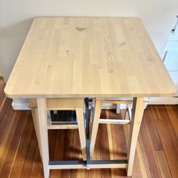 Bar Table With Stools