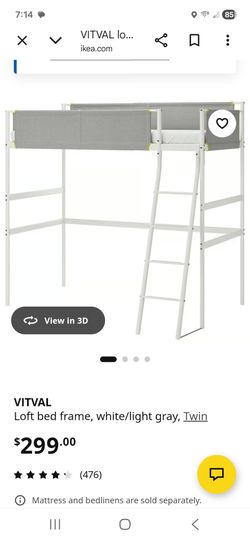 IKEA twin size loft bed