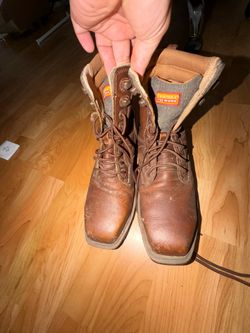 Steel toe boots