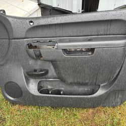 Door panel removed from passenger side 2012 Chevy Silverado  