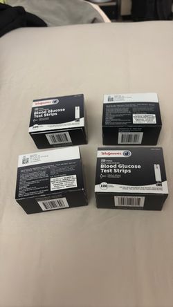 Blood glucose test strips