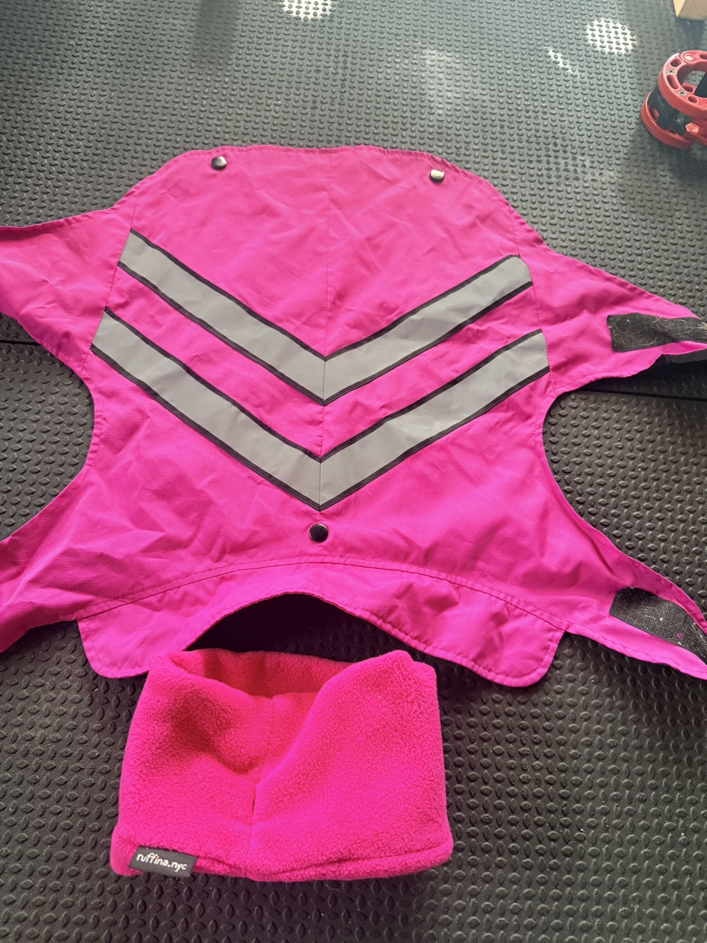 Dog Rain Jacket And Neck Warmer