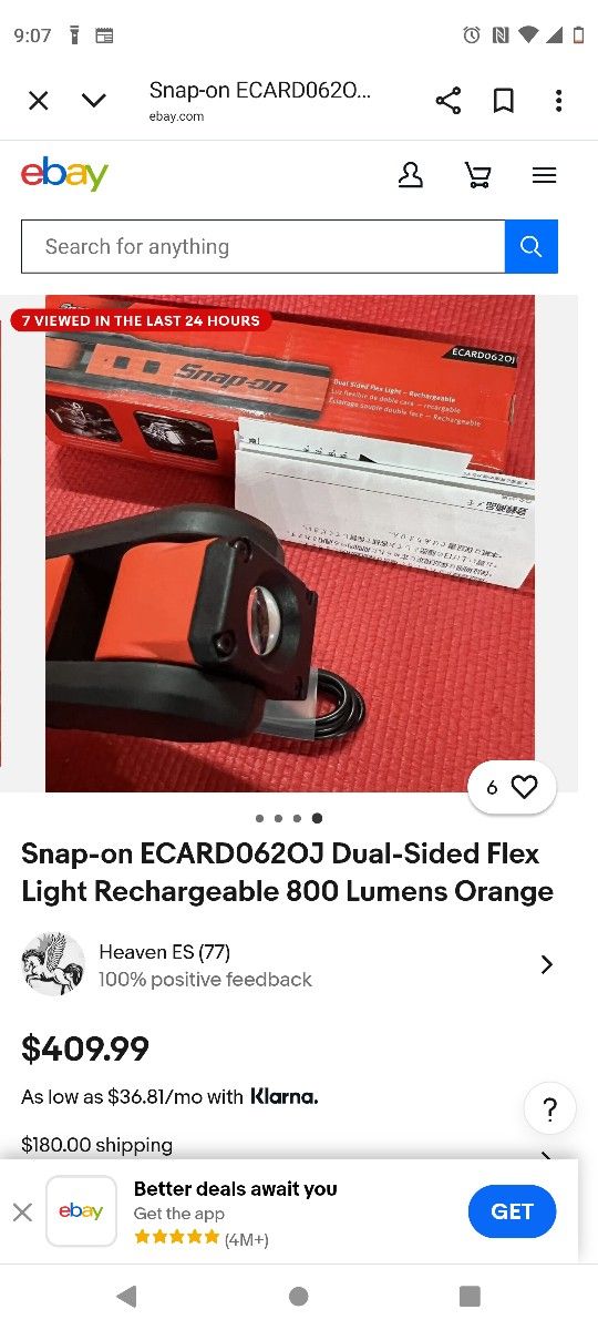 Snap On Flash Light