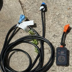 Surge Protector And Power Cord For Camper