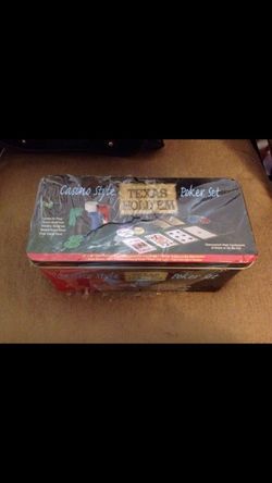 Texas hold'em poker set