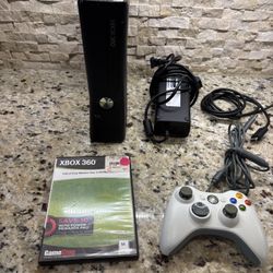 Microsoft Xbox 360 Console Black Model 1439 w/ Controller Cables, Tested