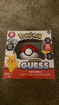 Pokémon Trainer Guess Kanto Edition Electronic Game