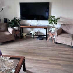 FREE 4 couches/ sofas - 2 loveseat 2 armchair. Living room set