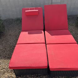 Wicker Lounge Chairs