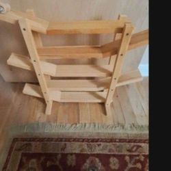 Wooden Car Roller Double Racetrack W/4 Cars -Amish-Made 