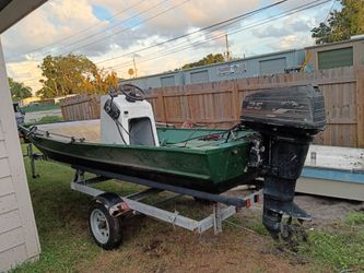 14 foot John boat/trailer/motor