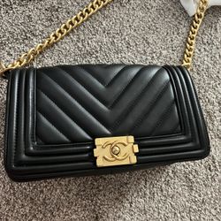 Chanel Boy Bag With Dust Bag