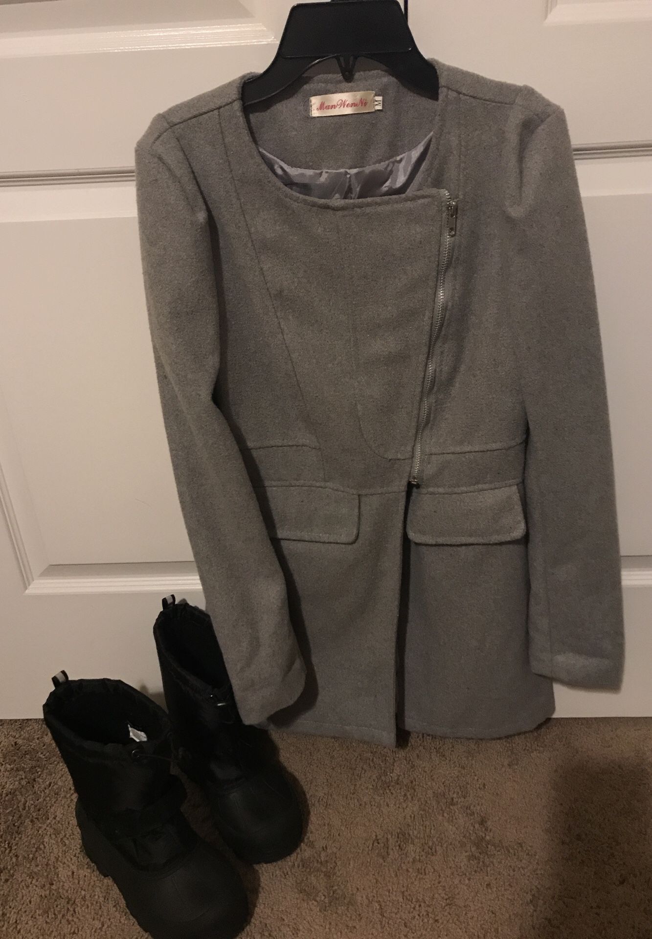 Coat and boots for child