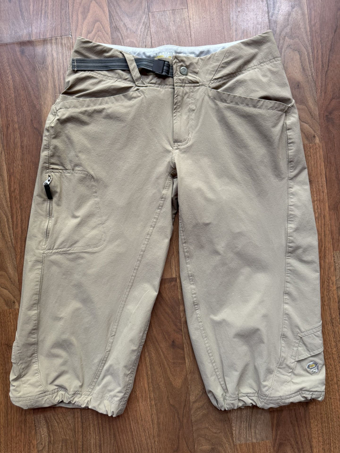 Mountain Hardwear Womens Cortina Falls Pedal Pusher Crop Capri Pants Shorts Sz 4