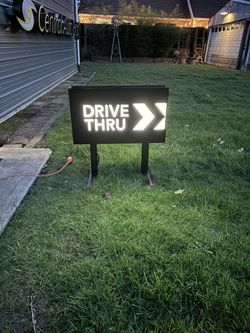 Drive Thru Sign