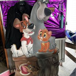 5.5 Foot Disney Display Oliver and company