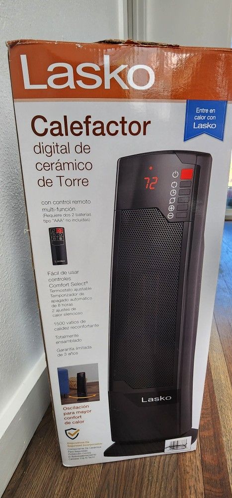 Digital Ceramic Heater-Lasko NEW $50