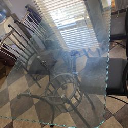 Glass Table About Half An Inch Thick 
