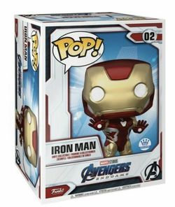 Funko Pop! Iron Man 02 Marvel Avengers End Game Mega 18" Figure RARE Exclusive
