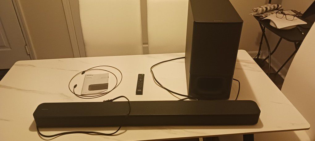 Sony Soundbar System With Subwoofer