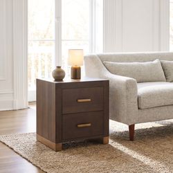 Sivar Espresso Side Table