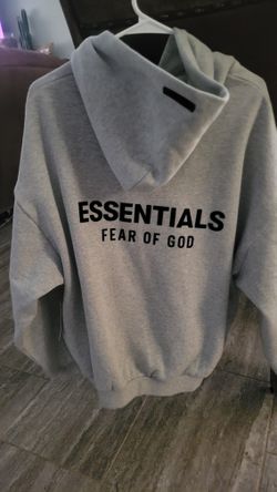 Essentials Fear Of God Hoodie Grey New