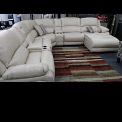 Leather Sectional Couch
