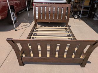 Solid Wood Queen Size Bed Frame