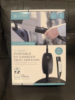 Lectron 12 Amp/120 Volt Portable EV Charger (WiFi Version)