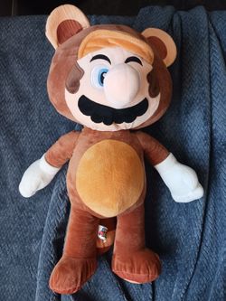 Tanooki Suit Mario 16" Plush 