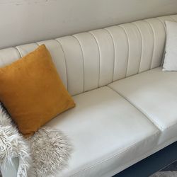 White & Gold Sofa