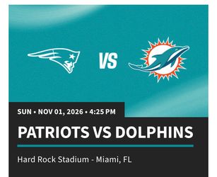 Dolphins vs Patriots