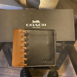 COACH 3 In 1 Wallet In Colorblock With Whipstitch