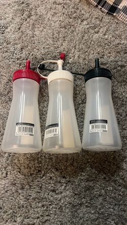 Japanese Dressing Squeeze Bottles Set of 3