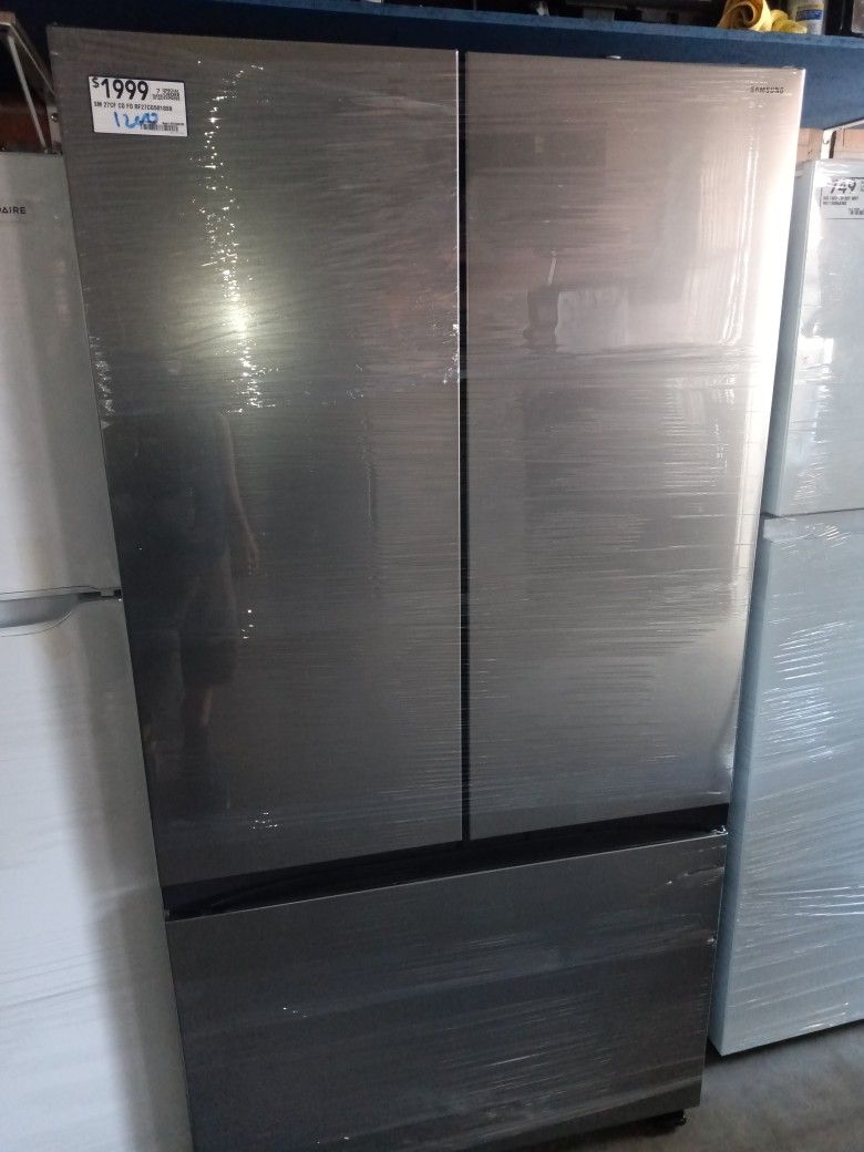 New Samsung Stainless Steel 3 Door Refrigerator 