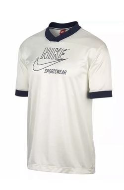 Nike Men's Sz M Archive Woven Sportswear Relaxed Jersey Black T‑Shirt AH0718-113