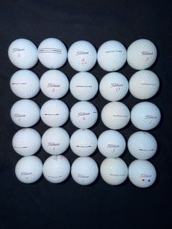 25 Titleist Pro V1x Golf Balls – Cleaned –