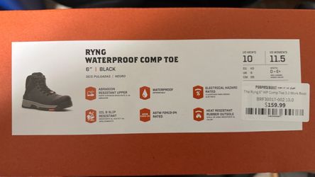 Brunt Waterproof Comp Toe Work Boot
