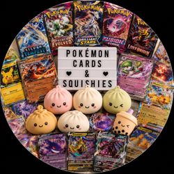 Pokémon Cards & Squishies dumplings