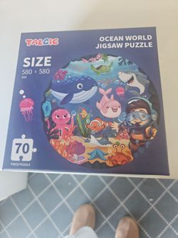 Ocean world jigsaw puzzle for kids