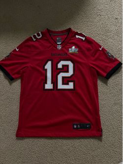 Men’s Nike Tom Brady Tampa Bay Buccaneers Super Bowl LV Game Patch Jersey