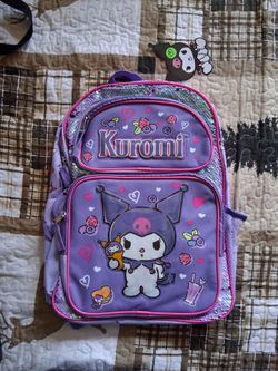 Kuromi 16 inches Backpack