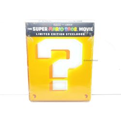 NEW 2025 THE SUPER MARIO BROS. MOVIE 4K+BLU-RAY+DIGITAL STEELBOOK NEW! SEALED!
