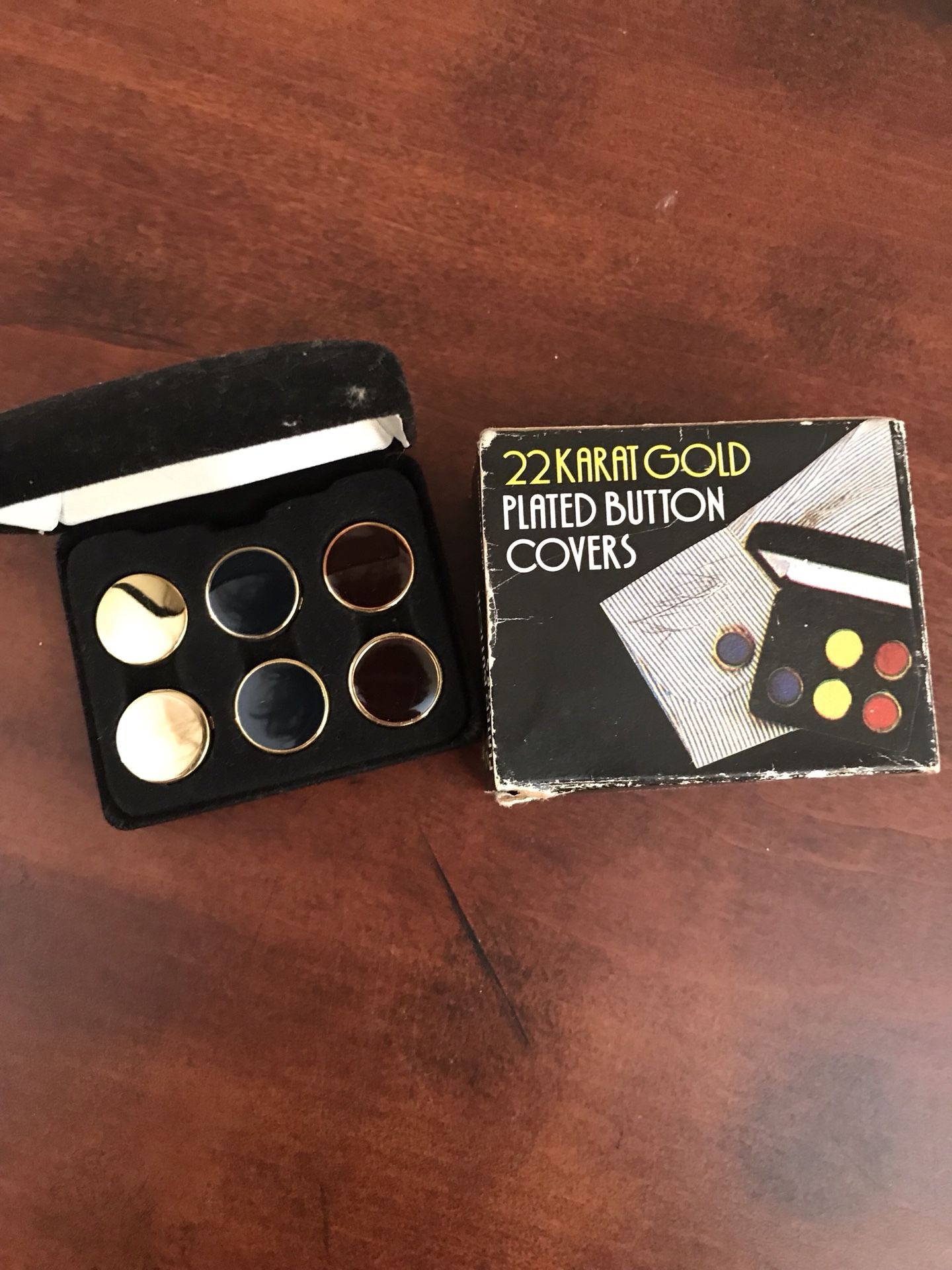 22 Karat Gold Plated Button Cover - Squire Brand