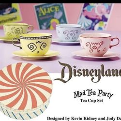 Disneyland 50th Mad Tea Party Cup Say her Set LE