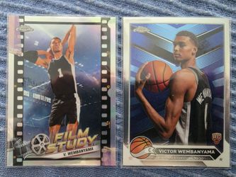 Wembanyama Topps Chrome 2 Cards Rookie 