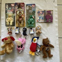  Vintage McDonald’s Ty Beanie Babies & Stuff Animals 