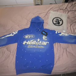 Blue HELLSTAR Hoodie 