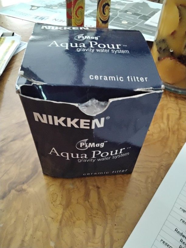 Nikken PiMag AquaPour Ceramic Filter NIB
