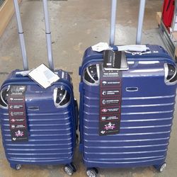 GABBIANO LUGGAGE 2 PIECE SET CARRY ON(20×15×10") $64.99 SIZE (26×18×11") $69.99